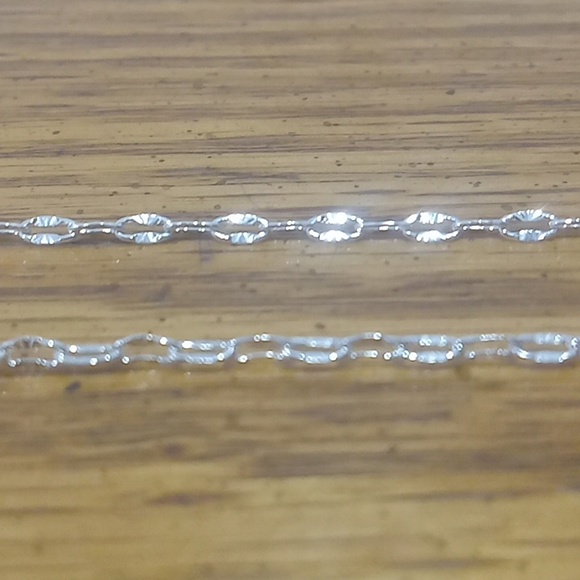 COPY - Sterling silver singapore chain 22" - Picture 3 of 4